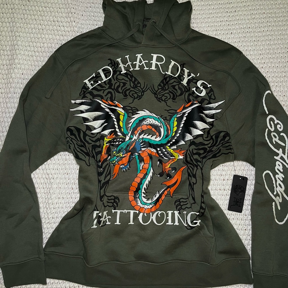 Ed Hardy Classic Sweatshirt Hoodie